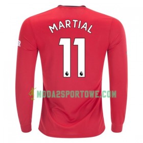 Koszulka Manchester United Anthony Martial 11 Domowe Stroje Piłkarskie 2019/20 Długi Rękaw